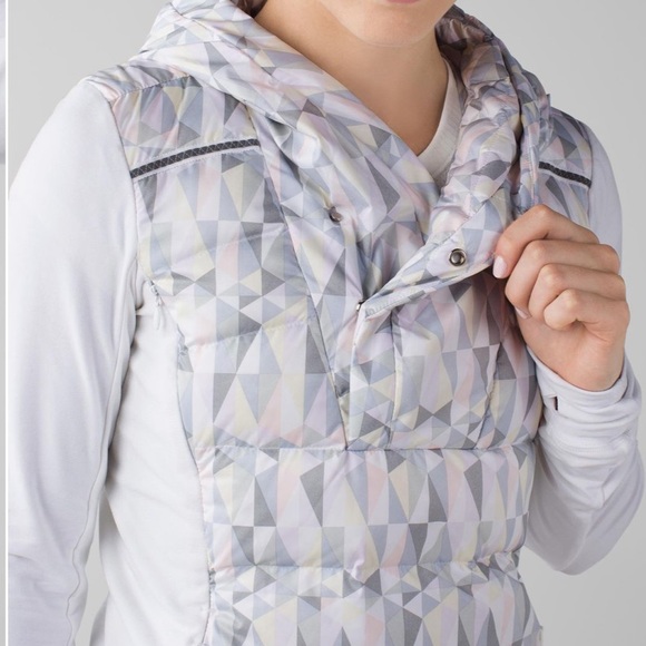 Lululemon Fluff Off Pullover Stained Glass Love White Neutral Blush Size 8 - Picture 6 of 16